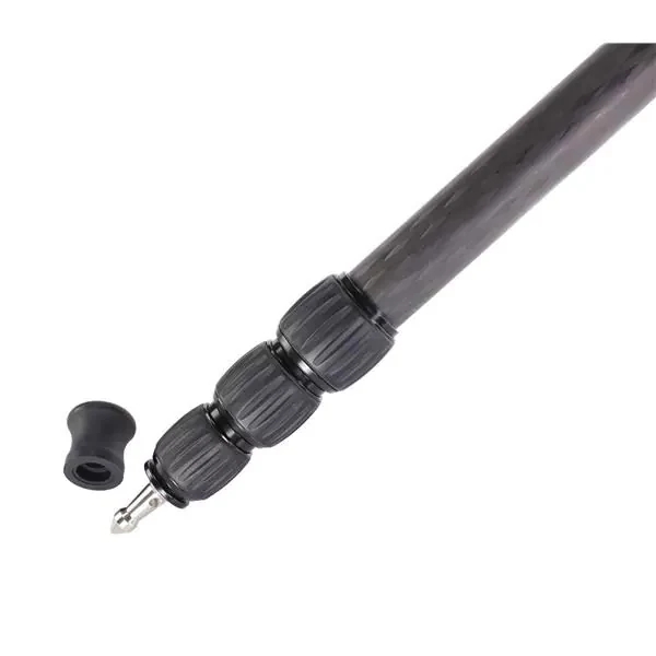 Leofoto MP-285C Carbon Fiber 4 Section Monopod - Max Load 18kg, Max Height 1650mm