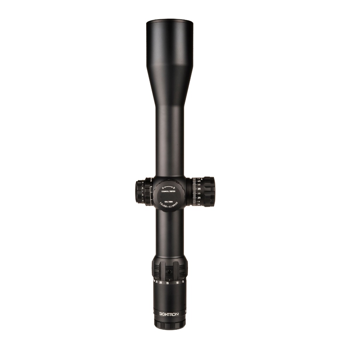 Sightron SVIII ED 5-40x56 FFP Zero Stop 0.1 Mrad Illuminated LRM Rifle Scope