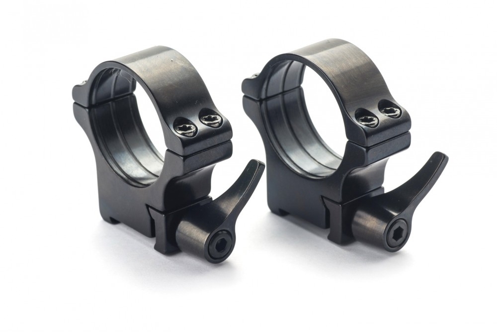 Rusan Steel Roll-off Quick-Release Rings - CZ 527 or BRNO Fox - 30 mm, Height 19mm