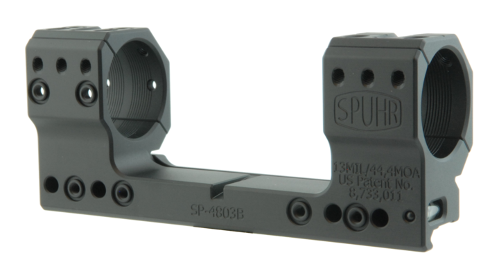 Spuhr ISMS One-Piece Long Saddle Picatinny Mount-34mm-44.4 MOA-38mm