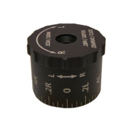 Sightron Tactical Windage Turret for SIII10-50x60 .05MIL 1.2 MIL L-R