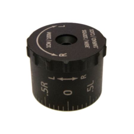 Sightron Tactical Windage Turret .1 MRAD Click for SIII 8-32x56 LRMDCM or 6-24x50 LRFFPMRAD