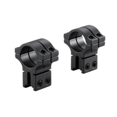 BKL-263H 1" 2 Piece 1" Long Double Strap Dovetail High Scope Mount