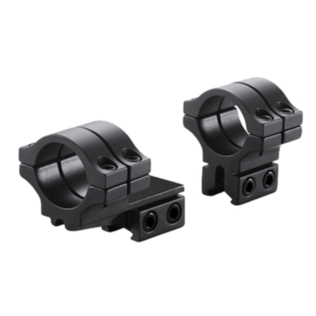 BKL-278 1 inch, 2 Piece Double Strap Offset Medium Scope Mount