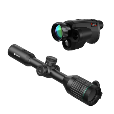 SPECIAL OFFER -  HIKMICRO ALPEX A50 Day & Night Vision Rifle Scope With HIKMICRO Gryphon GQ50L 50mm Pro 640x512 12µm Thermal Monocular With LRF  (RRP £3659.98)