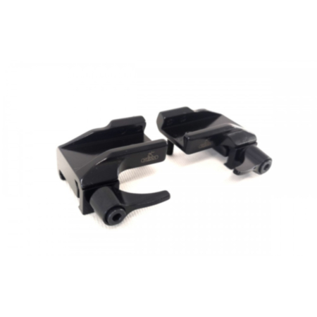 Rusan Two-piece Quick-Release Weaver Mount for Zeiss Swarovski LM Railed Scopes