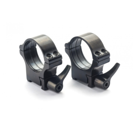 Rusan Steel Roll-off Quick- Release Lever Rings - CZ 527 or BRNO Fox - 30 mm