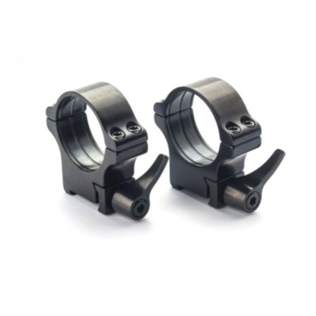 Rusan Steel Roll-off Quick-Release Rings - CZ 527 or BRNO Fox - 30 mm, Height 19mm
