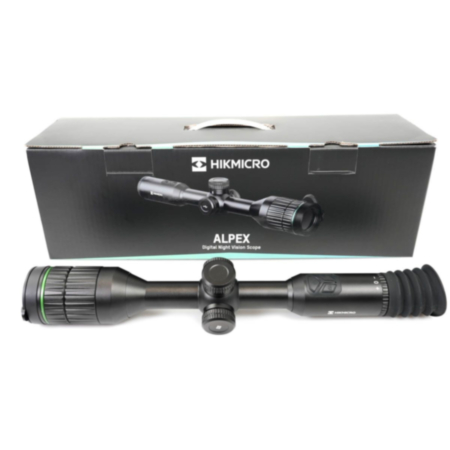 Factory Refurb HIKMICRO ALPEX Day & Night Riflescope with 850nm IR Illuminator - FR-0004